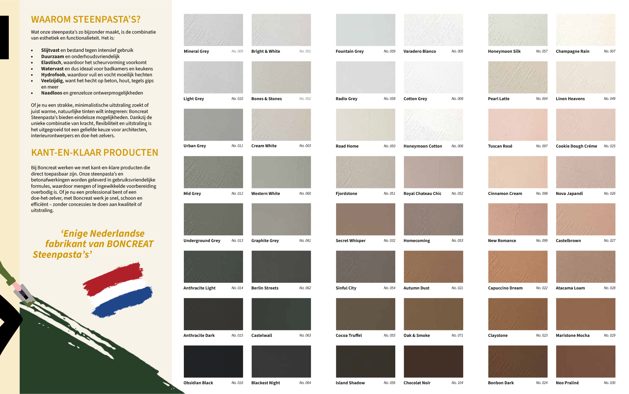 color chart zoomed in 1-100